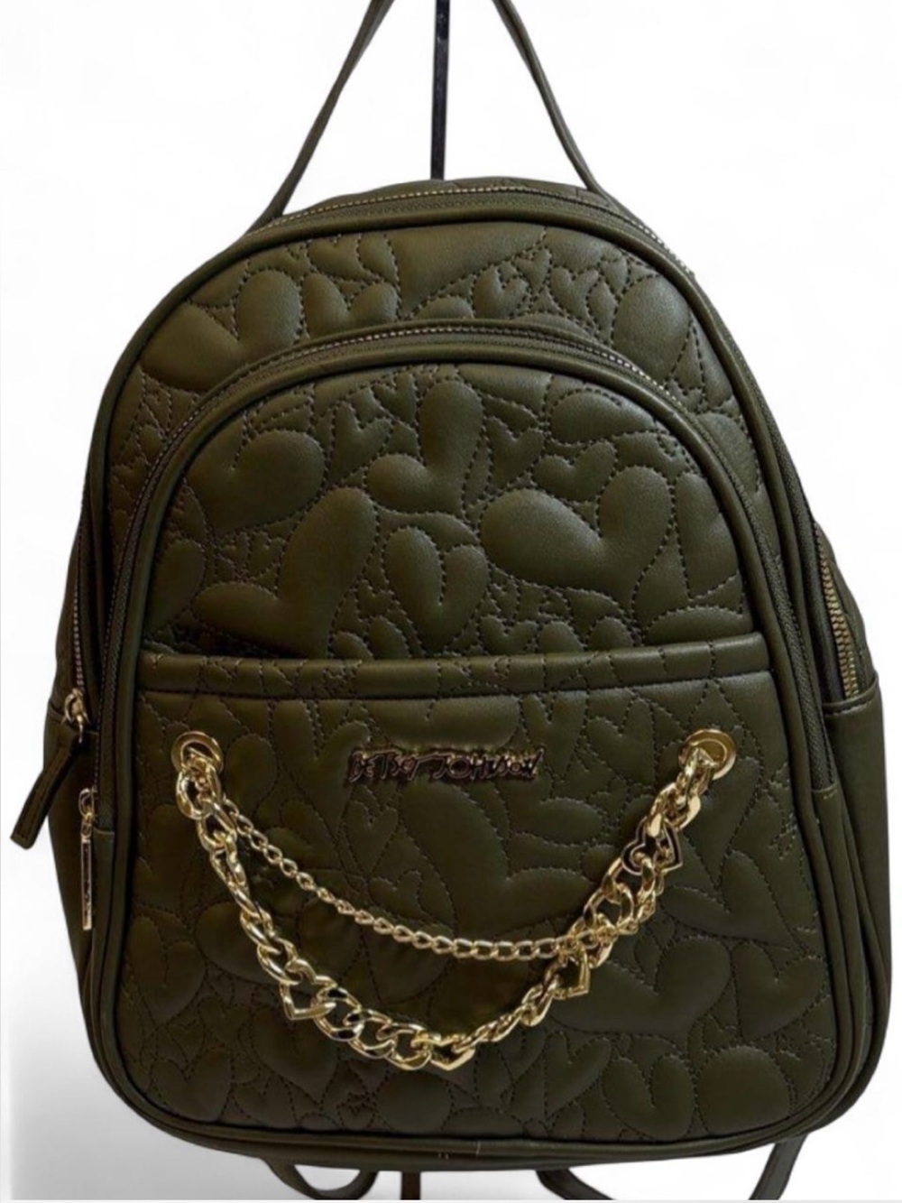 Betsey Johnson XO June Quilted Hearts Mini Backpack